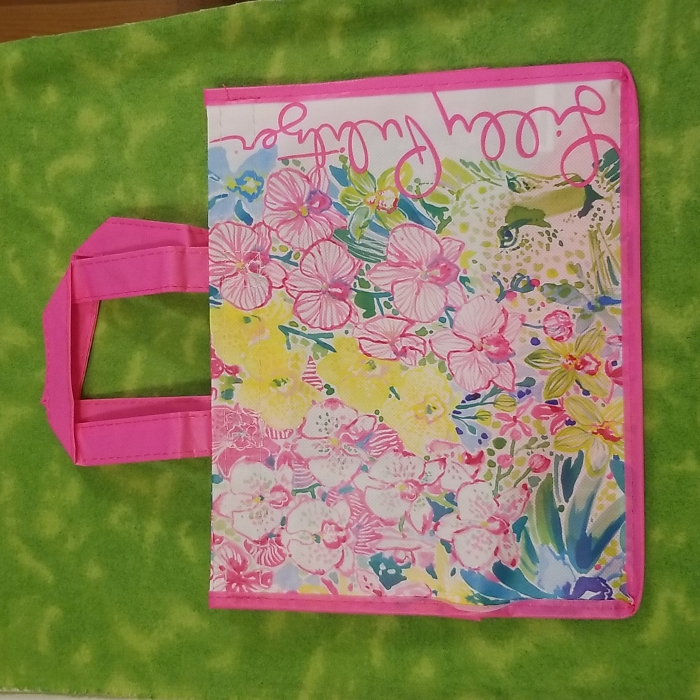 Lilly Pulitzer vinyl bag